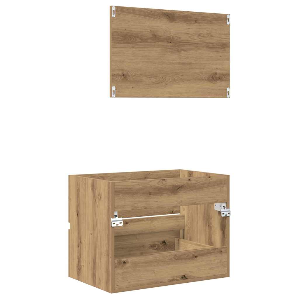 2 stykke baderomsmøbelsett artisan eik konstruert tre