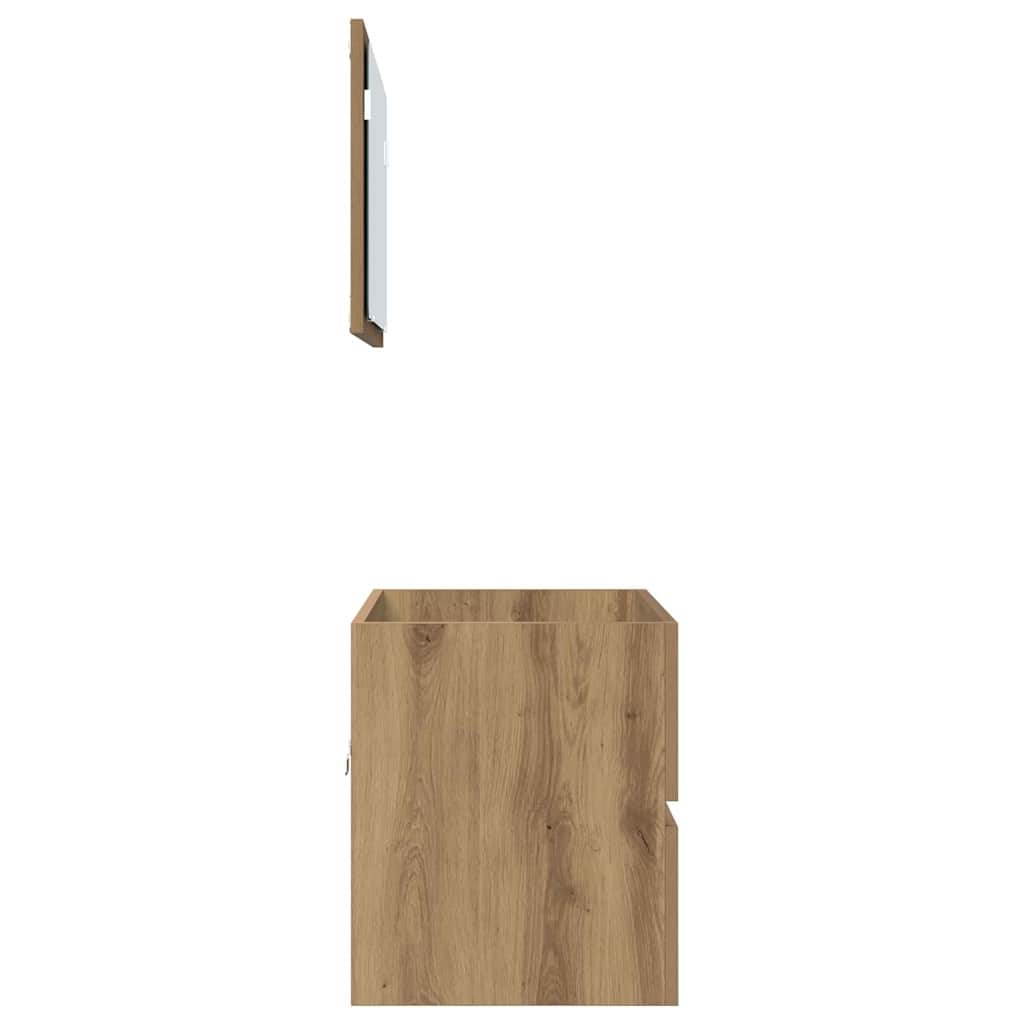 2 stykke baderomsmøbelsett artisan eik konstruert tre