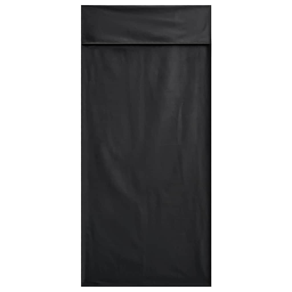 Utendørs Stol Håndklær 2 pcs Svart 130 x 60 cm