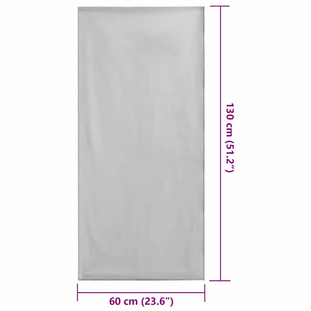 Utendørs Stol Håndklær 2 pcs Grå 130 x 60 cm
