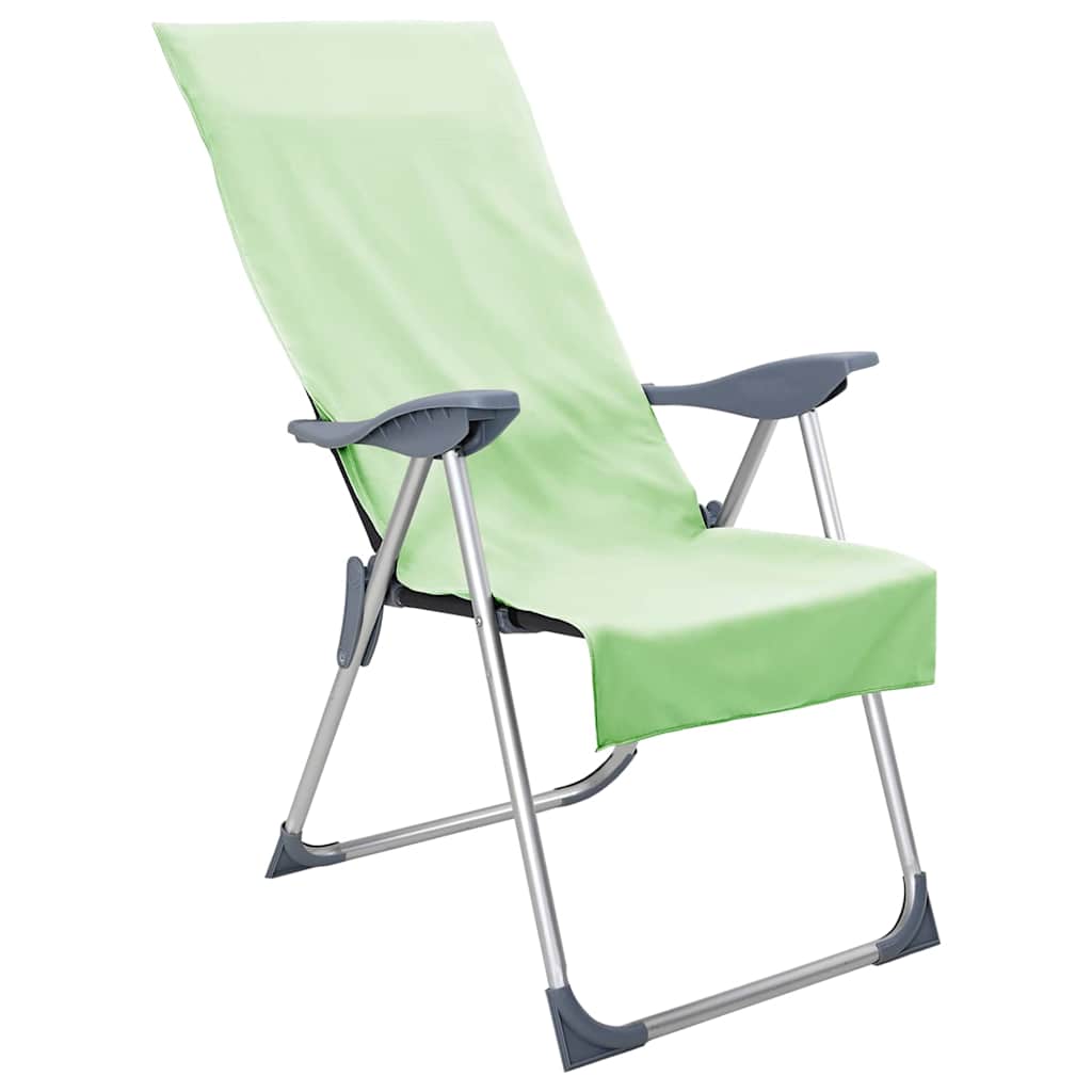Utendørs Stol Håndklær 2 pcs Blå 130 x 60 cm
