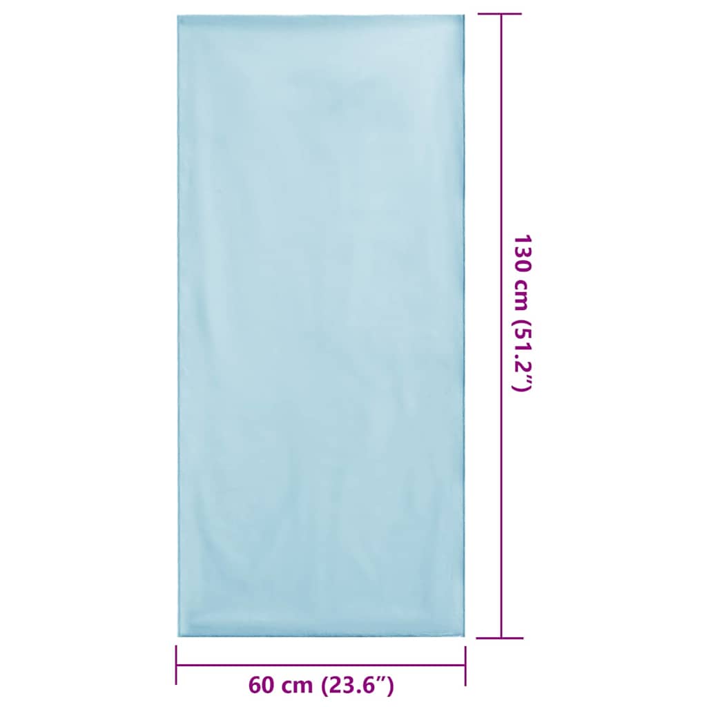 Utendørs Stol Håndklær 2 pcs grønn 130 x 60 cm