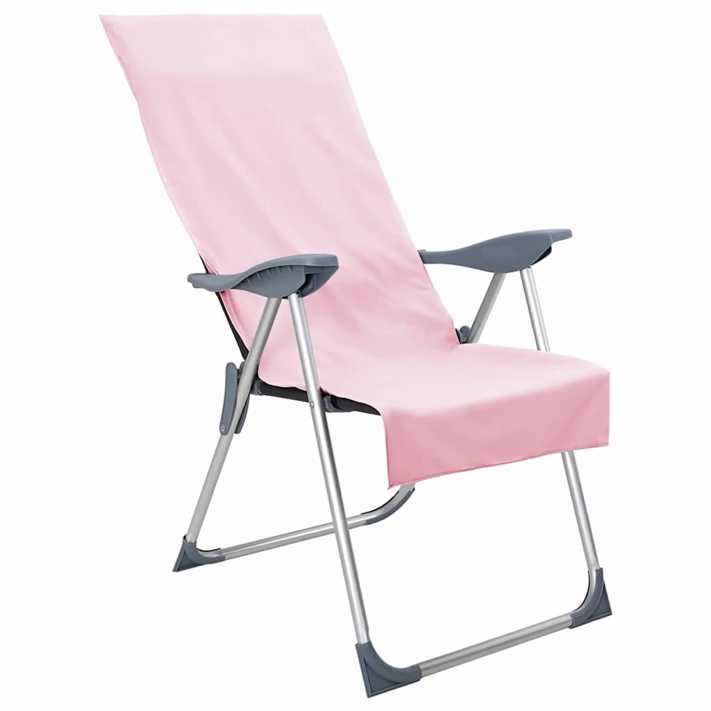 Utendørs Stol Håndklær 2 pcs Rosa 130 x 60 cm