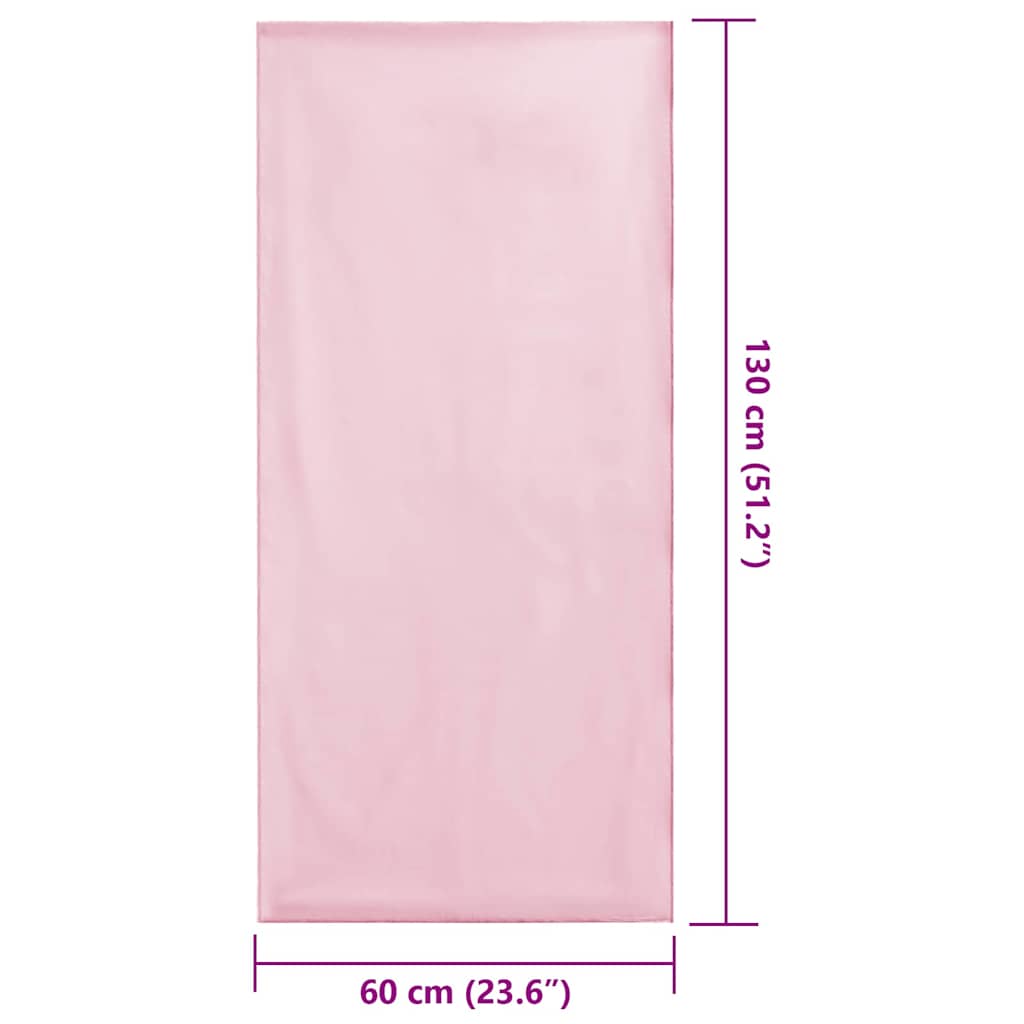 Utendørs Stol Håndklær 2 pcs Rosa 130 x 60 cm