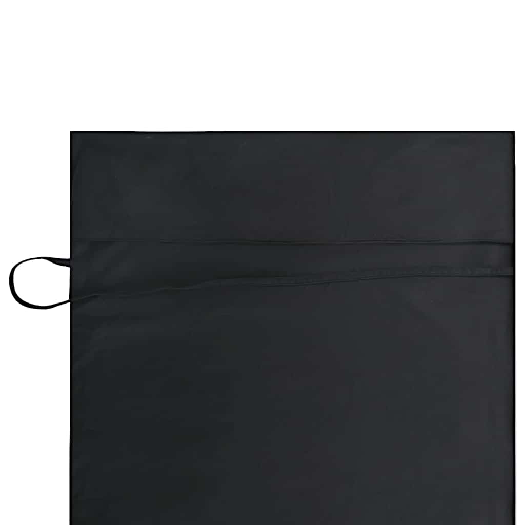 Solsenghåndkler 2 pcs Svart 210 x 75 cm Polyester og polyamid