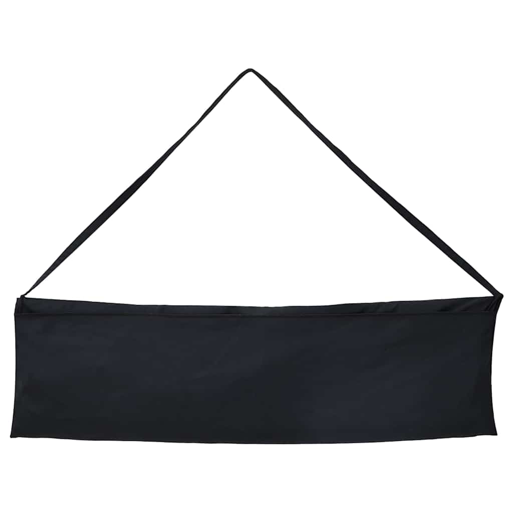 Solsenghåndkler 2 pcs Svart 210 x 75 cm Polyester og polyamid