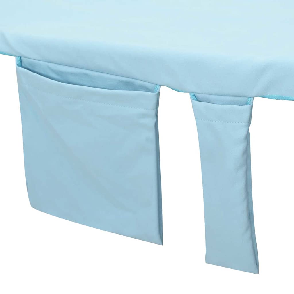 Solsenghåndkler 2 pcs Blå 210 x 75 cm Polyester og polyamid