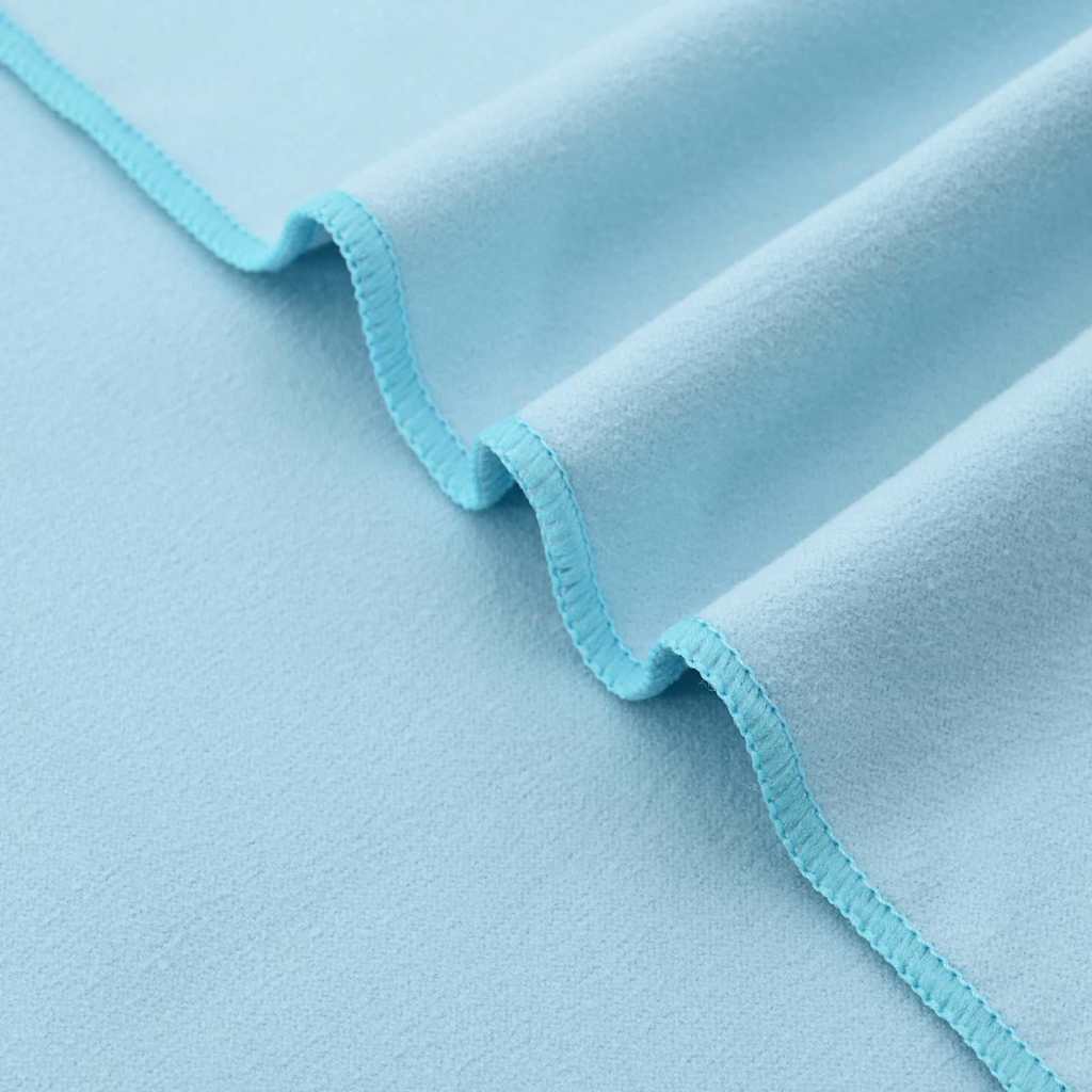 Solsenghåndkler 2 pcs Blå 210 x 75 cm Polyester og polyamid
