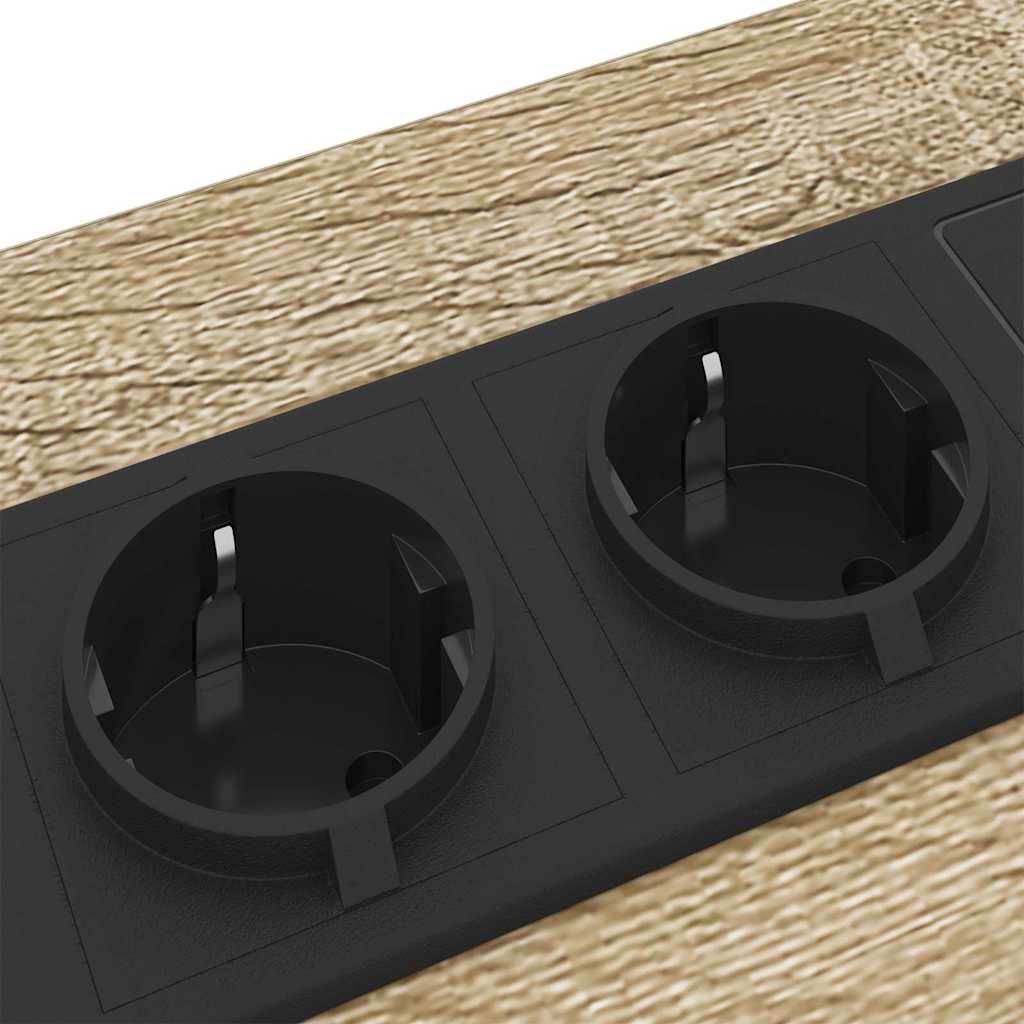 Nattbord 2 pcs Sonoma eik 30 x 48 x 61 cm Konstruert tre