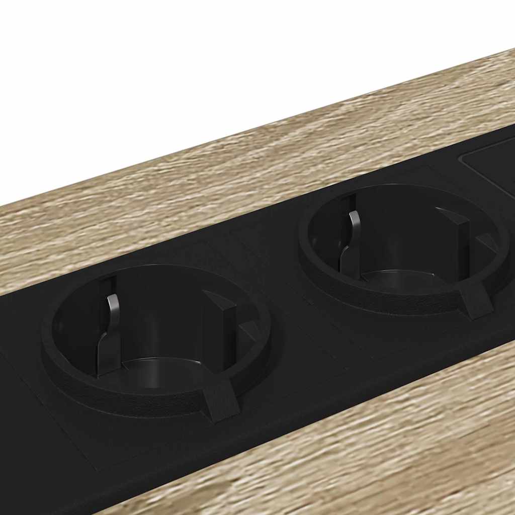 Nattbordskap 2 pcs Sonoma eik 42 x 41 x 56 cm Konstruert tre