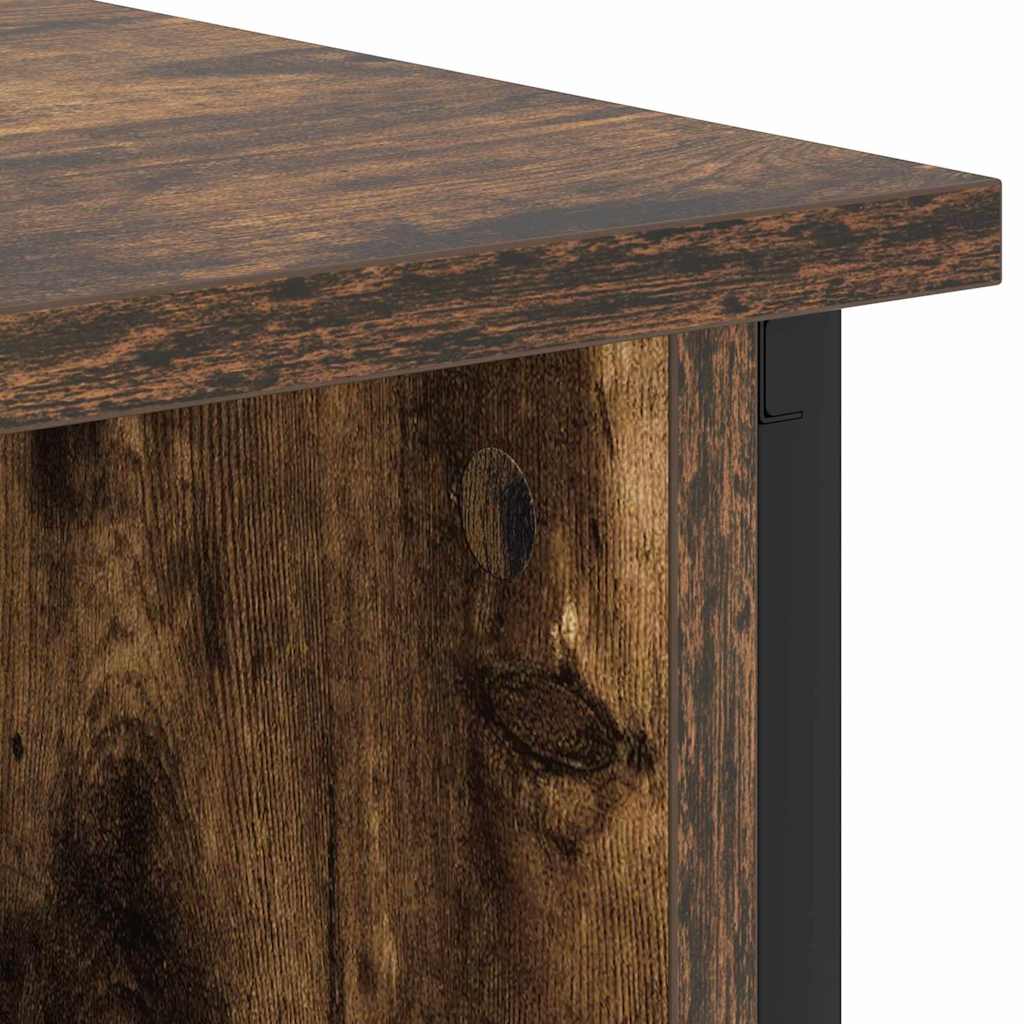 Nattbordskap Røkt eik 38 x 31 x 61 cm Konstruert tre