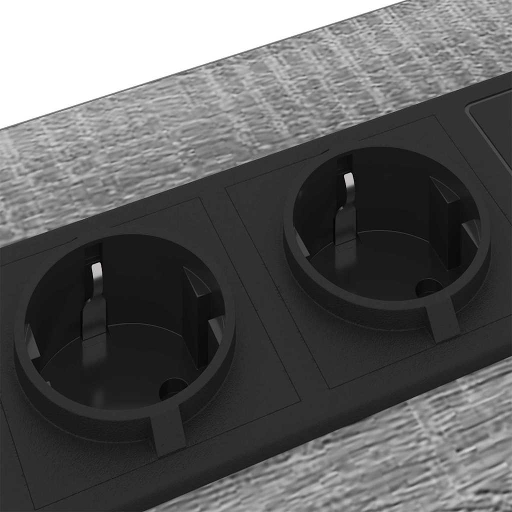 Nattbordskap 2 pcs Grå sonoma 42 x 41 x 61 cm Konstruert tre