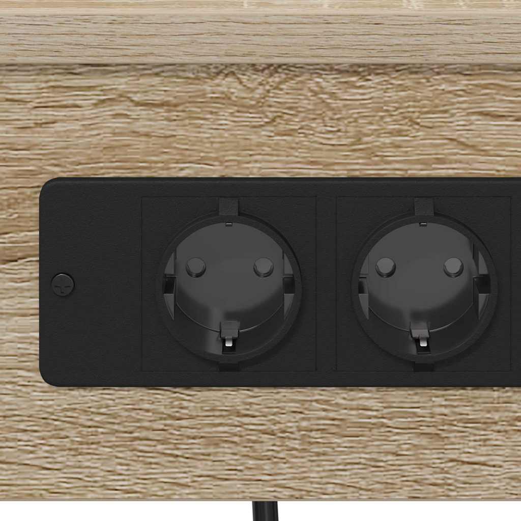 Nattbord med ladestasjon 2 pcs Sonoma eik 41 x 31 x 51 cm