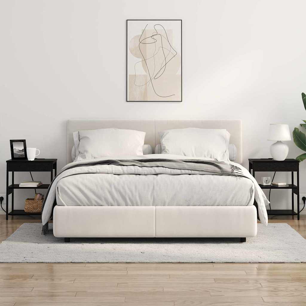 Nattbordskap Svart eik Konstruert tre