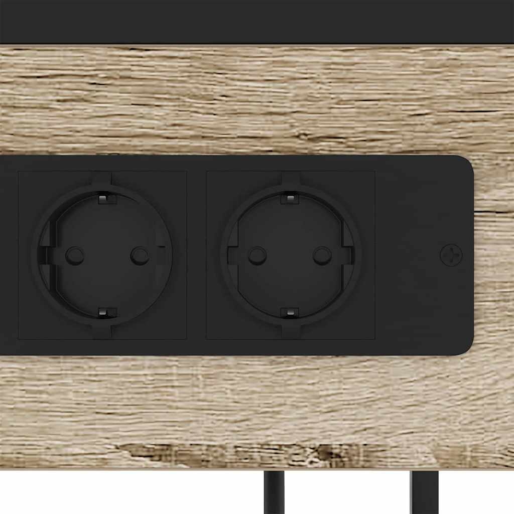 Nattbordskap Sonoma eik 40 x 27 x 76 cm Konstruert tre