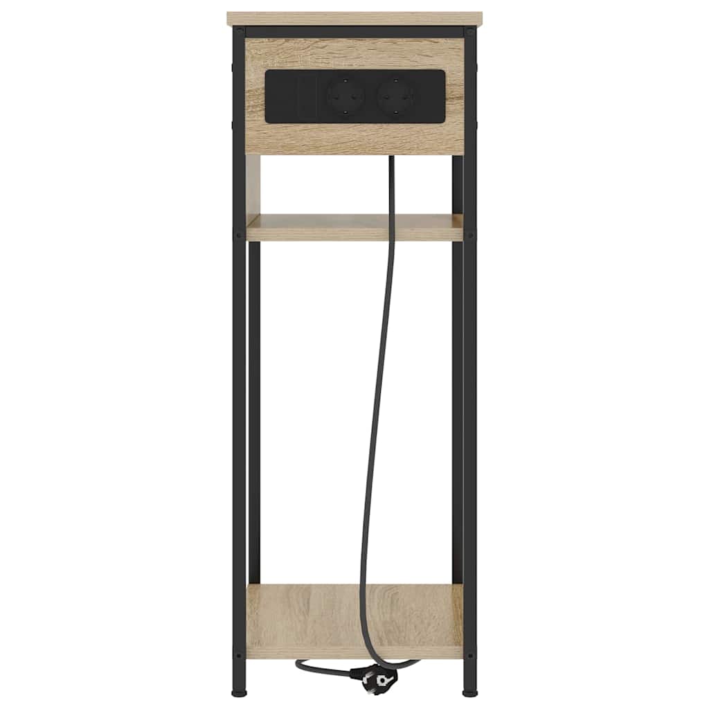 Nattbordskap Sonoma eik 41 x 28 x 76 cm Konstruert tre