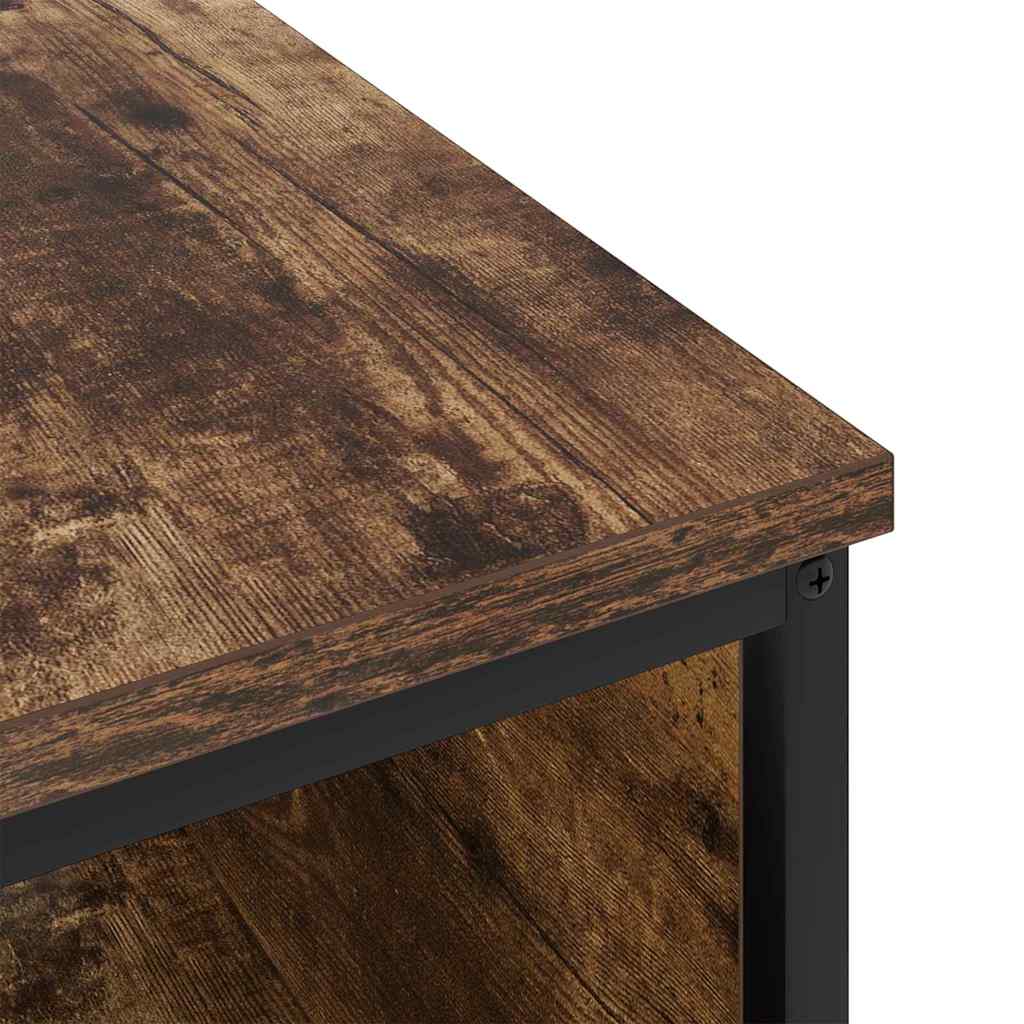 Nattbordskap Røkt eik 41 x 28 x 76 cm Konstruert tre