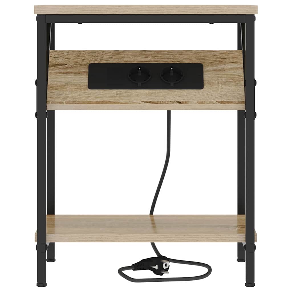 Nattbord Sonoma eik 38 x 30 x 48 cm Konstruert tre