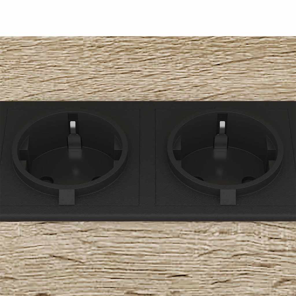 Nattbord 2 pcs Sonoma eik 38 x 30 x 48 cm Konstruert tre