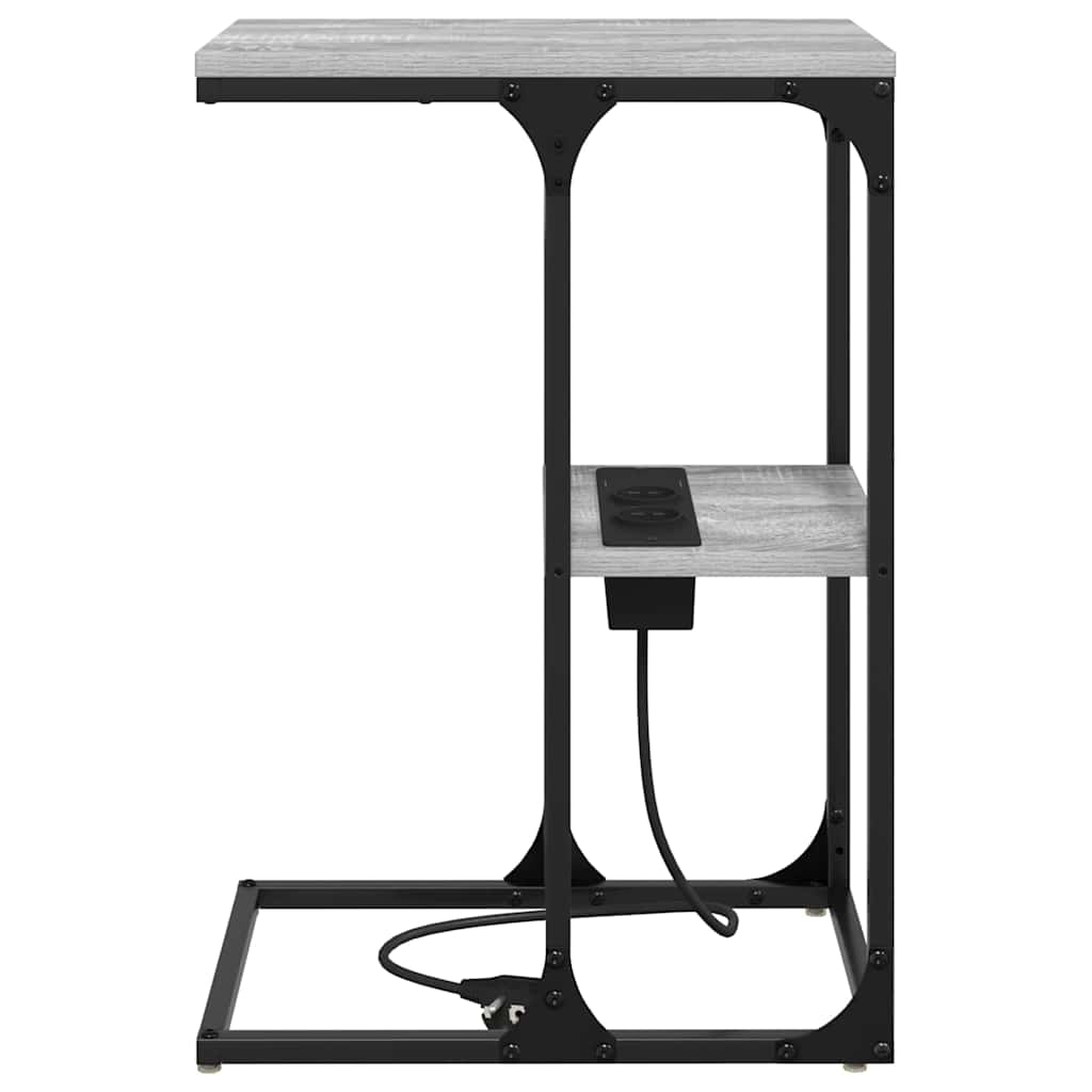 Nattbord Grå sonoma 41.5 x 26 x 60.5 cm Konstruert tre