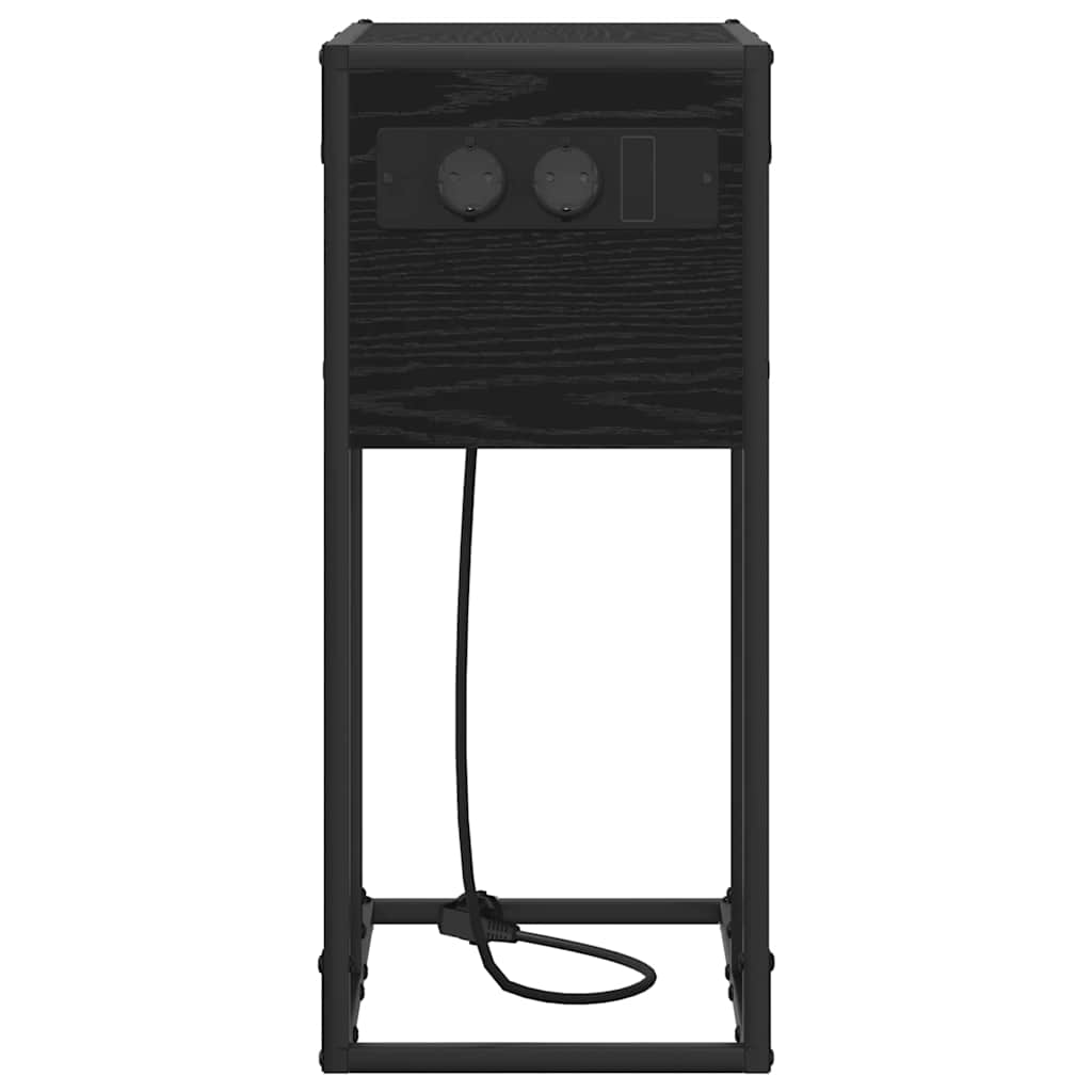 Nattbord Svart eik Konstruert tre