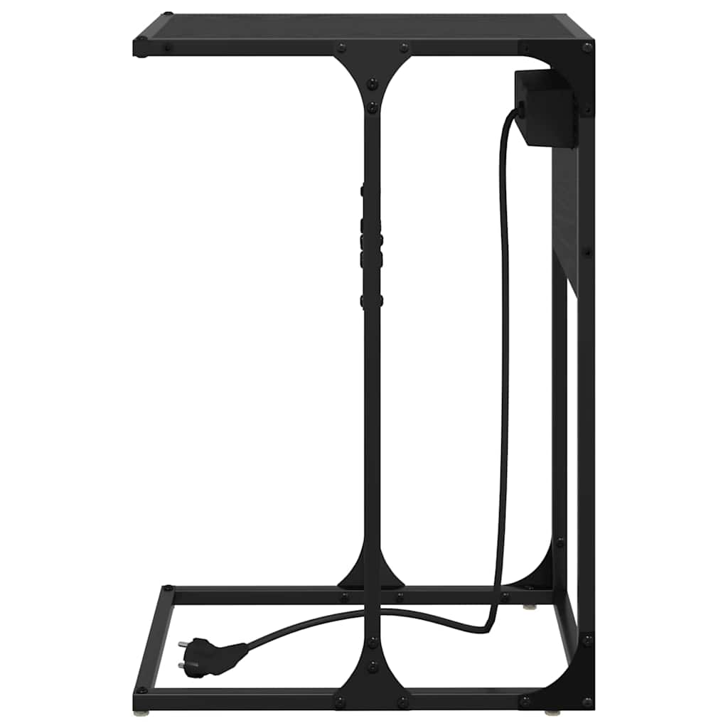 Nattbord Svart eik Konstruert tre