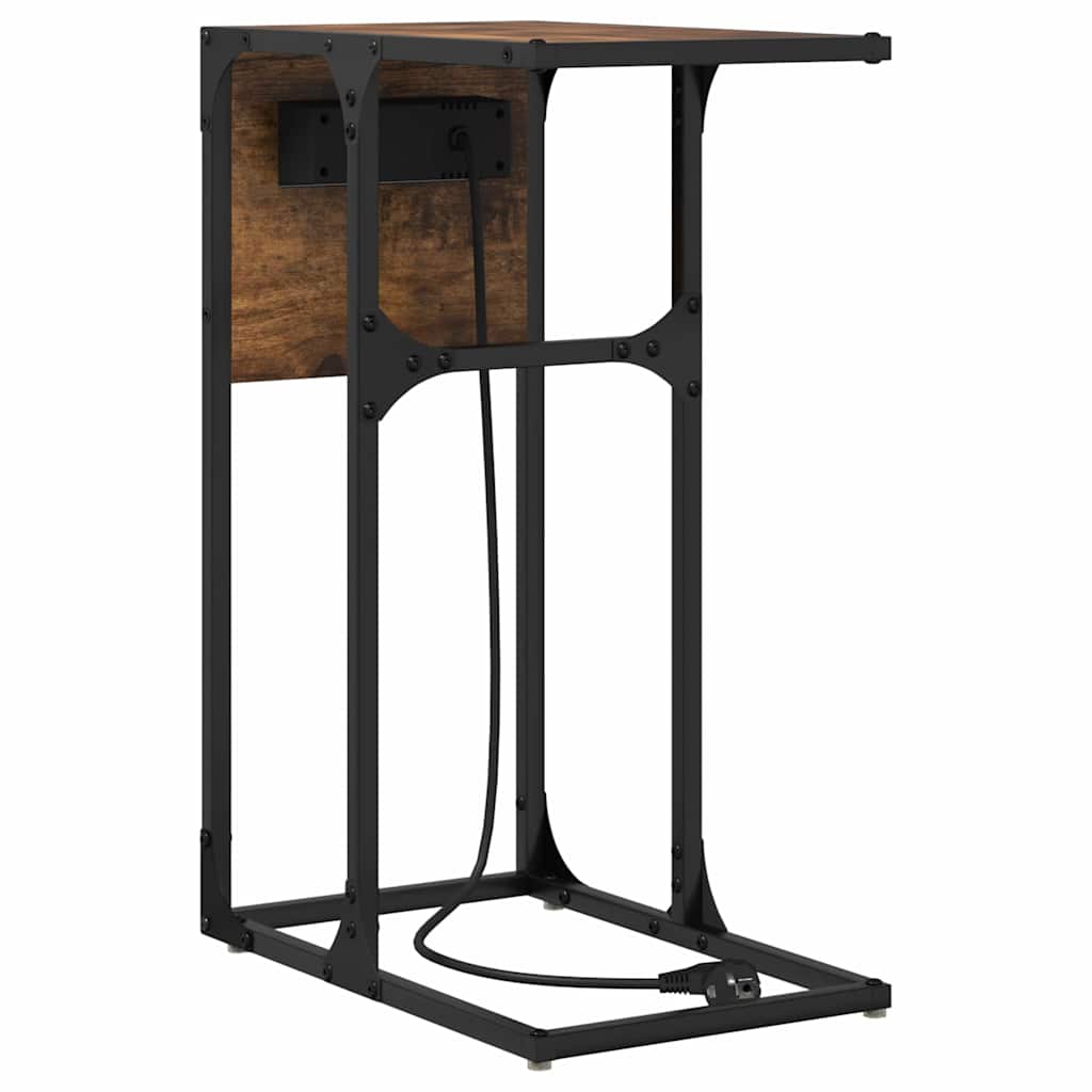 Nattbord Røkt eik Konstruert tre