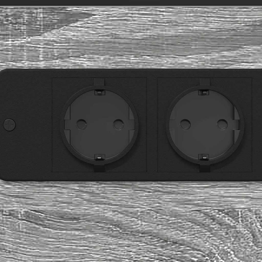 Nattbord Grå sonoma Konstruert tre