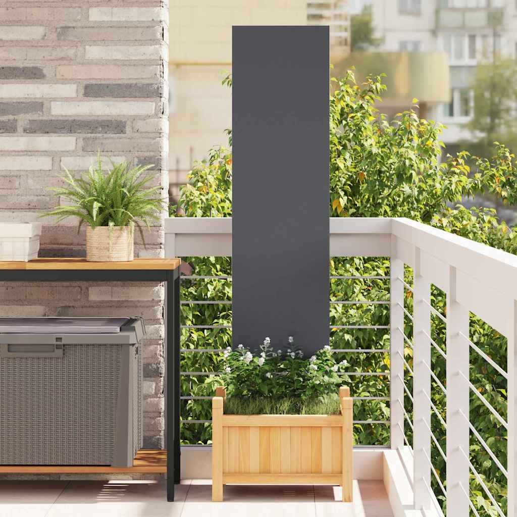 Hage Dekorativt Panel Antrasittgrå 32 x 140 cm Kaldvalsestål