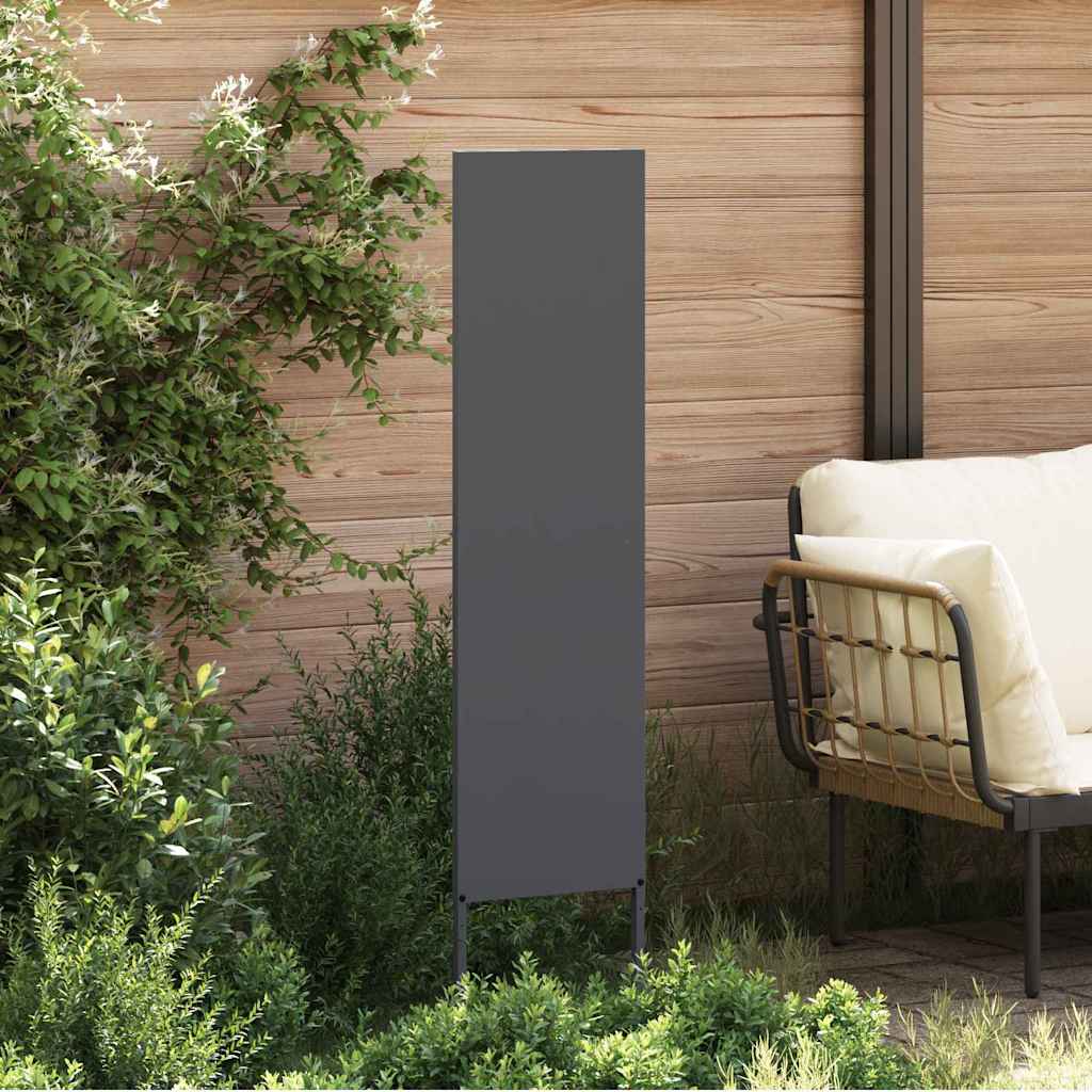 Hage Dekorativt Panel Antrasittgrå 32 x 140 cm Kaldvalsestål
