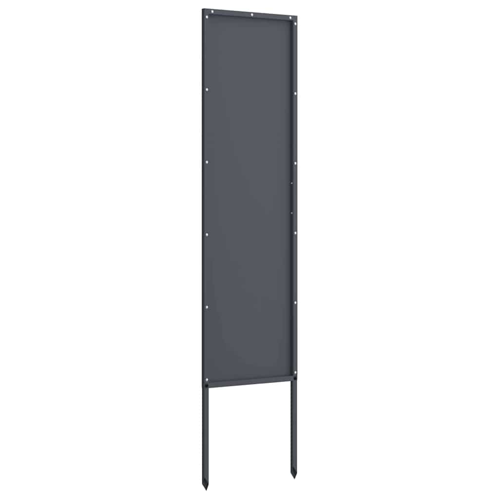 Hage Dekorativt Panel Antrasittgrå 32 x 140 cm Kaldvalsestål