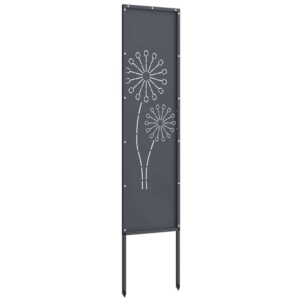 Hageprivat skjerm Fretwork Antrasitt 32 x 140 cm Kaldvalsestål