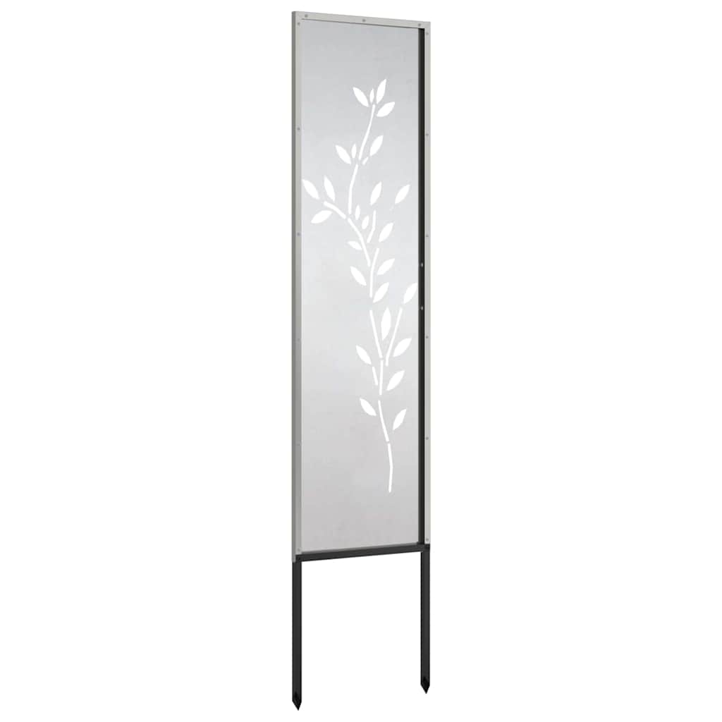 Hage Dekorativt Panel Sølv 32 x 140 cm Rustfritt stål