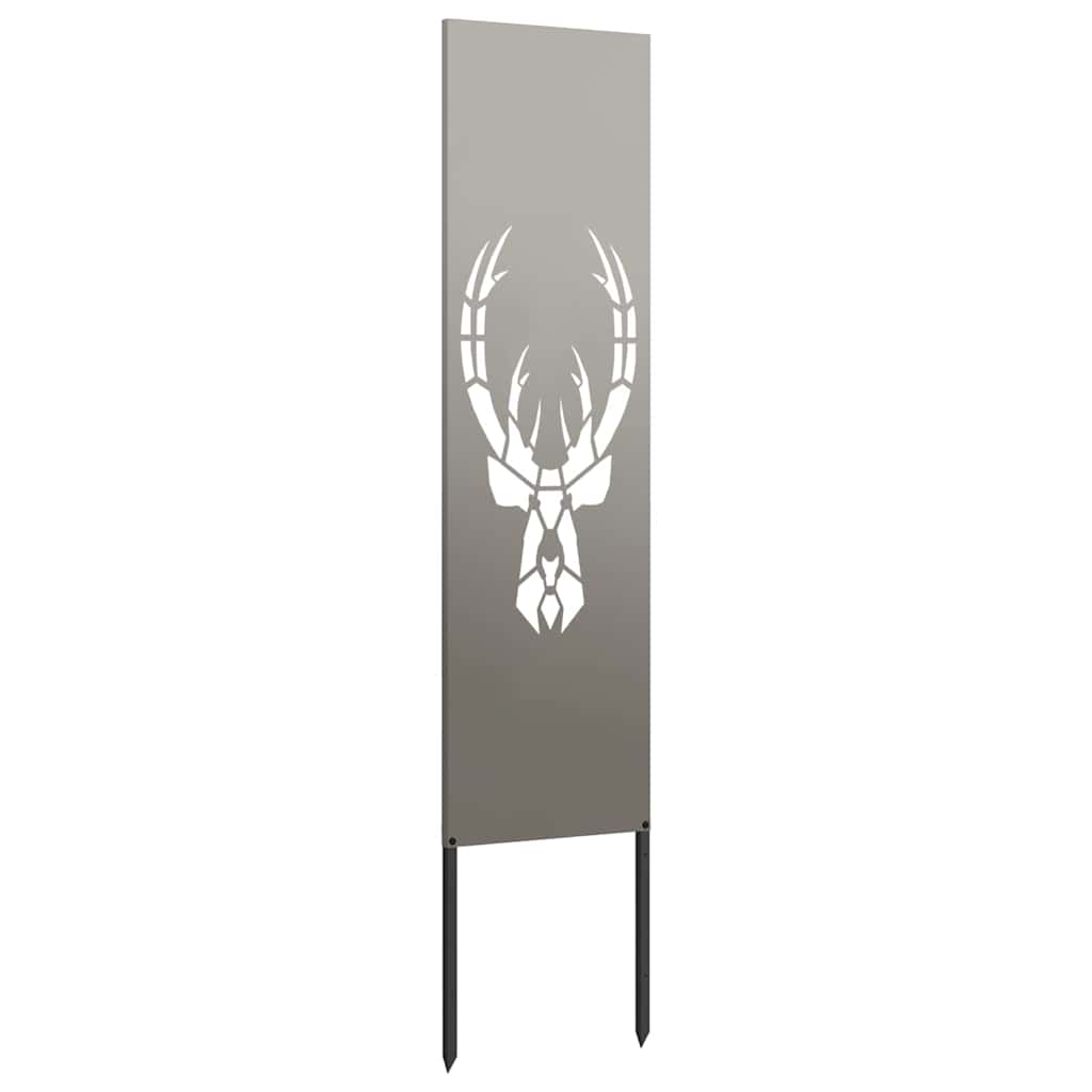 Hage Dekorativt Panel Rusten 32 x 140 cm Værbestandig stål