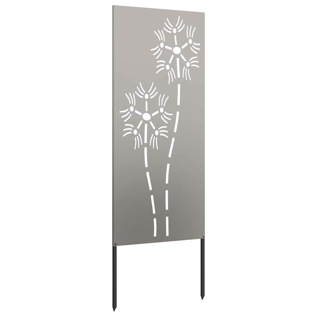 Hage Dekorativt Panel Rusten 50 x 140 cm Værbestandig stål