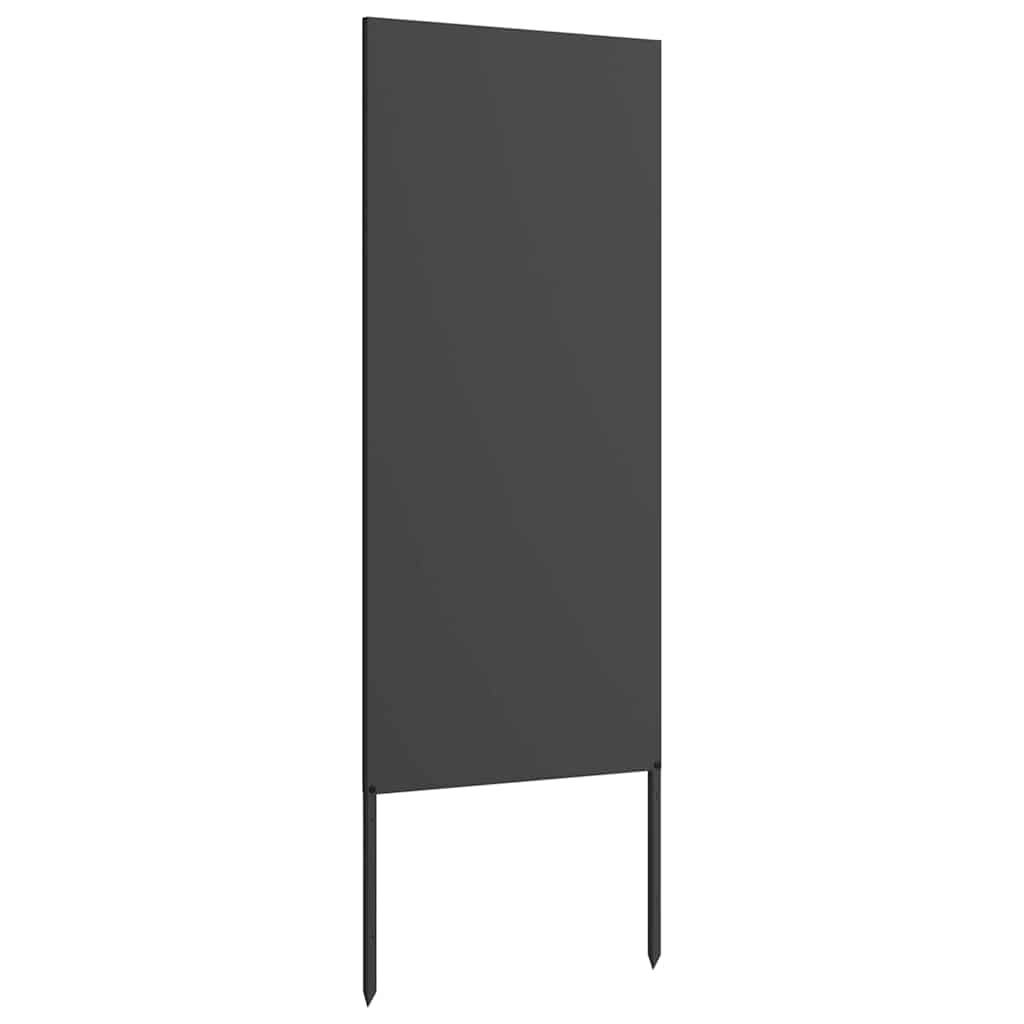 Hageprivat skjerm Fretwork Svart 50 x 140 cm Kaldvalsestål