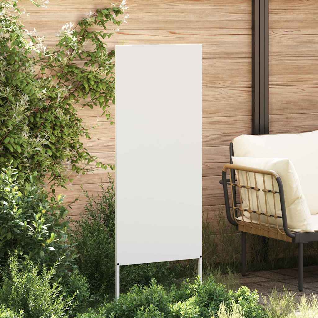 Hage Dekorativt Panel Hvit 50 x 140 cm Kaldvalsestål