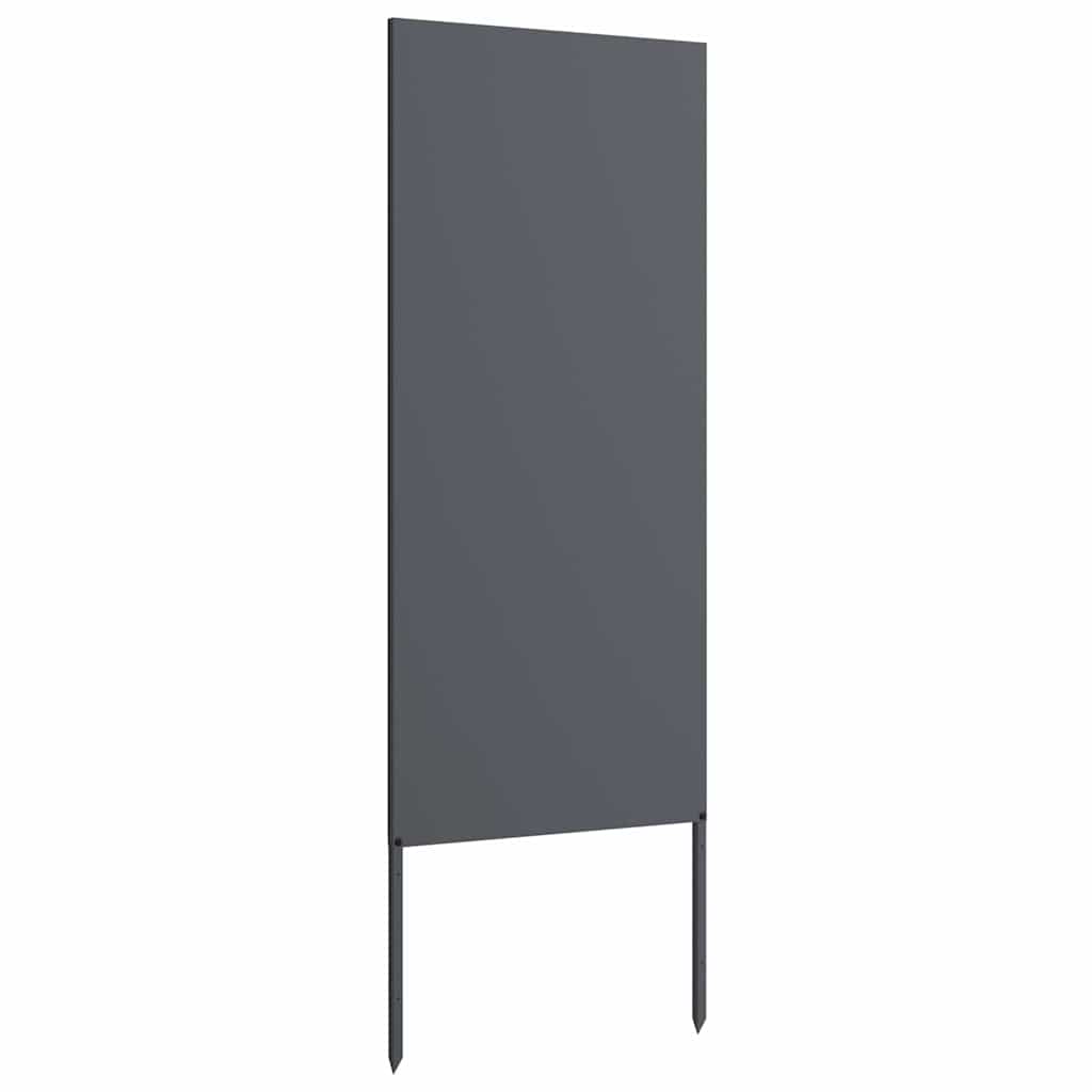Hage Dekorativt Panel Antrasittgrå 50 x 140 cm Kaldvalsestål