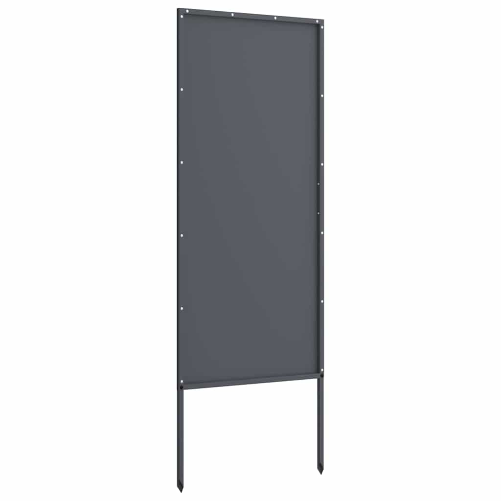 Hage Dekorativt Panel Antrasittgrå 50 x 140 cm Kaldvalsestål