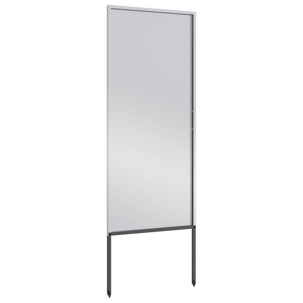 Hageprivat skjerm Fretwork sølv 50 x 140 cm Galvanisert stål