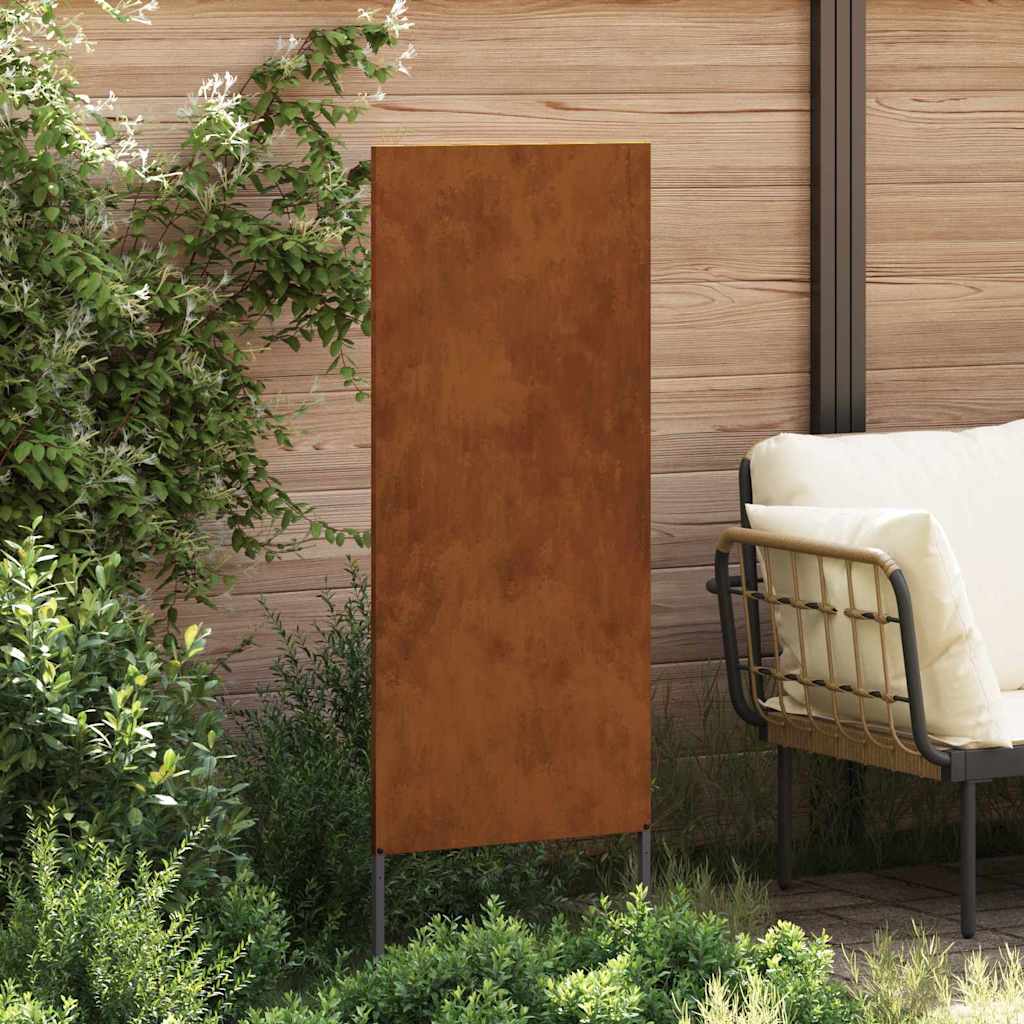 Hage Dekorativt Panel Rusten 50 x 140 cm Værbestandig stål
