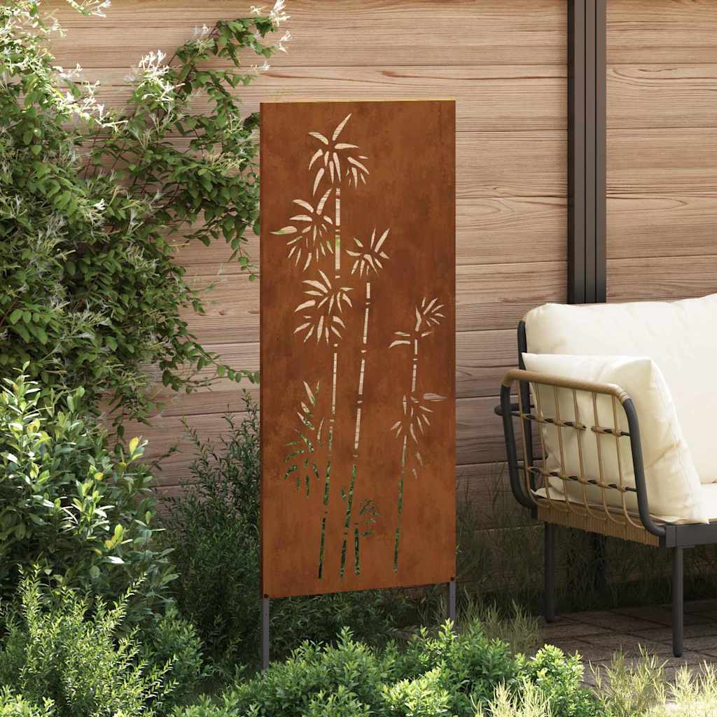 Hage Dekorativt Panel Rusten 50 x 140 cm Værbestandig stål