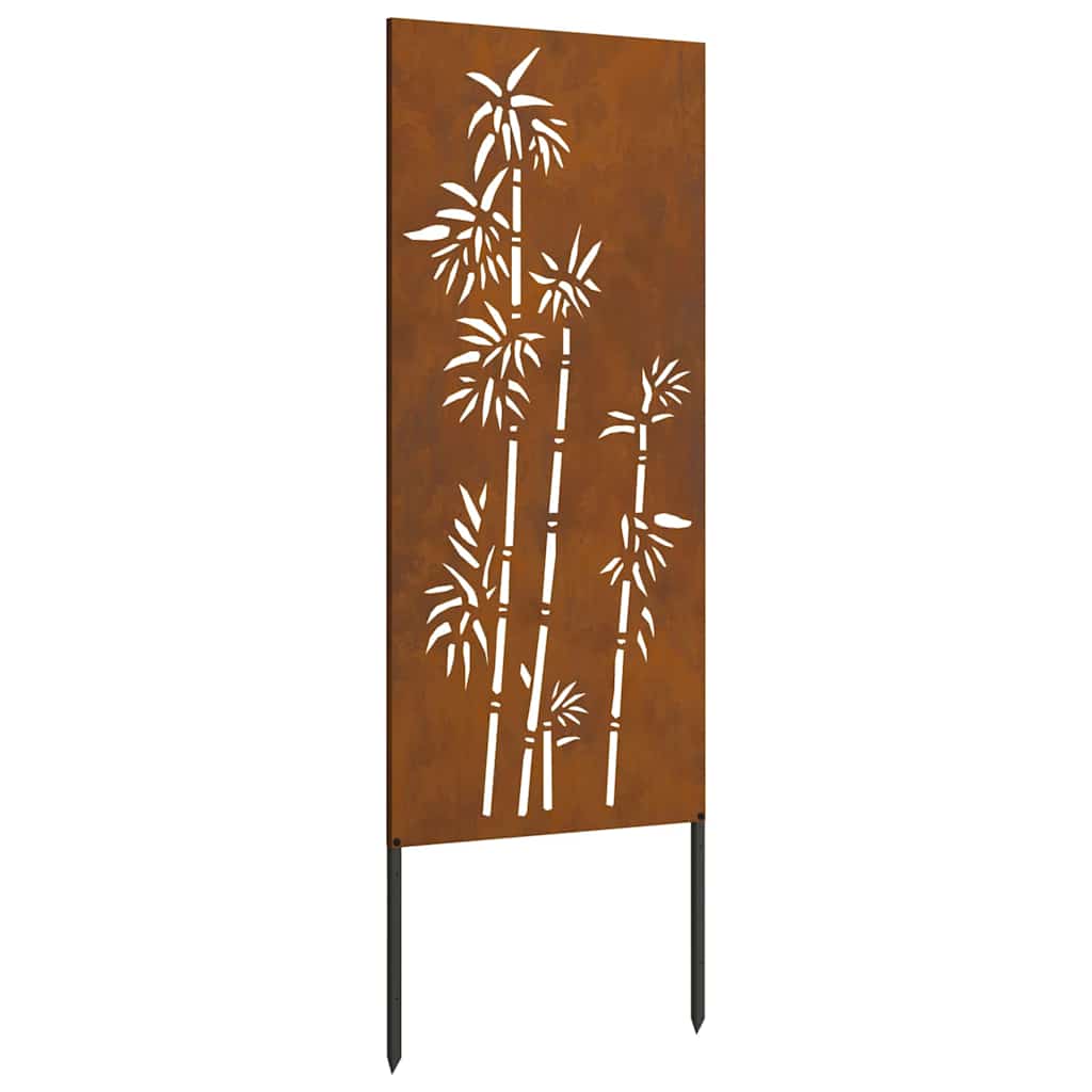 Hage Dekorativt Panel Rusten 50 x 140 cm Værbestandig stål