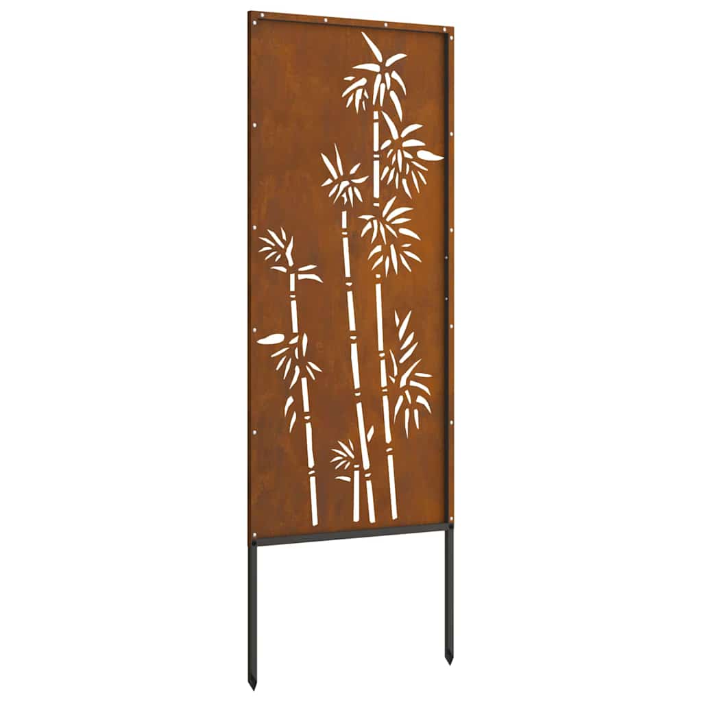 Hage Dekorativt Panel Rusten 50 x 140 cm Værbestandig stål