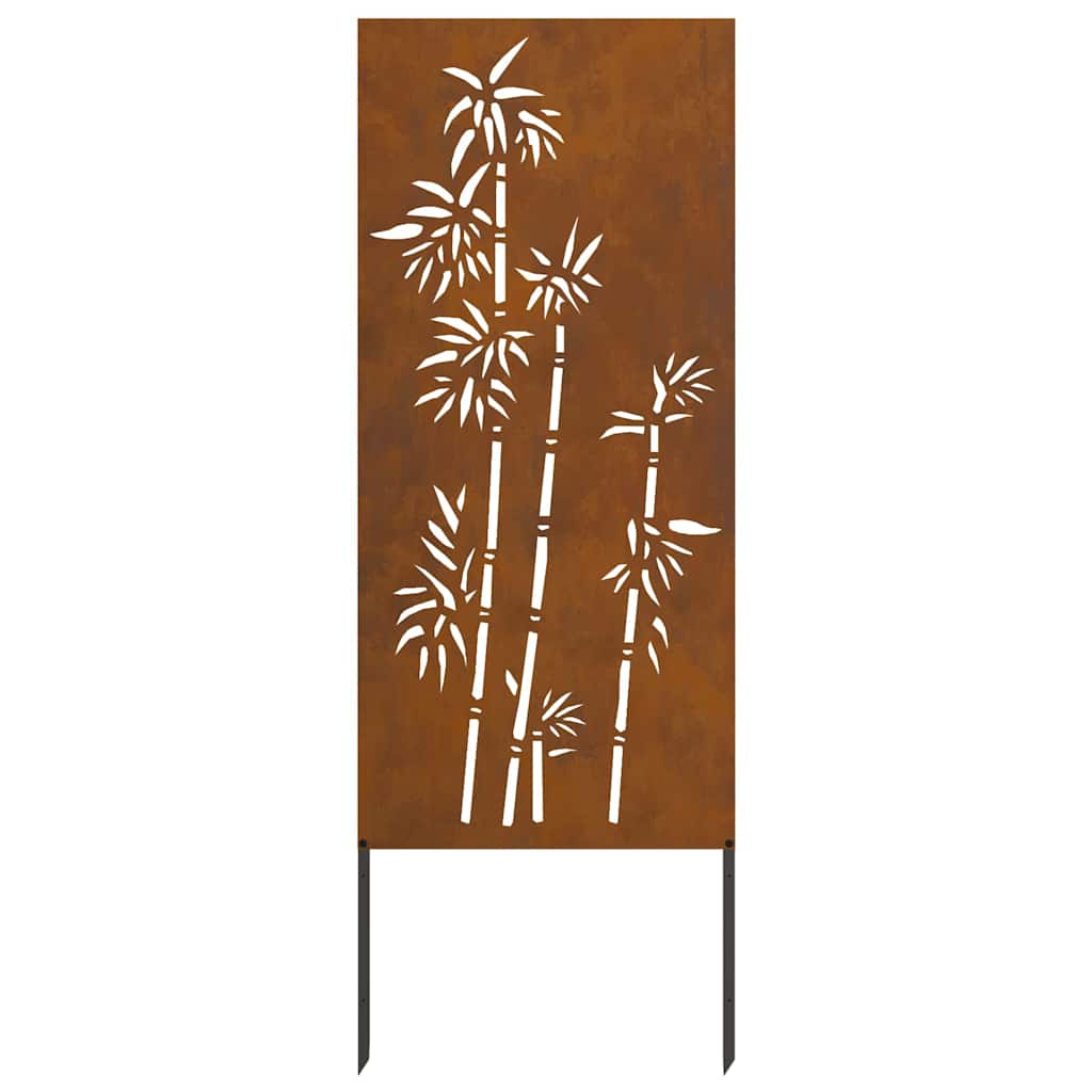 Hage Dekorativt Panel Rusten 50 x 140 cm Værbestandig stål