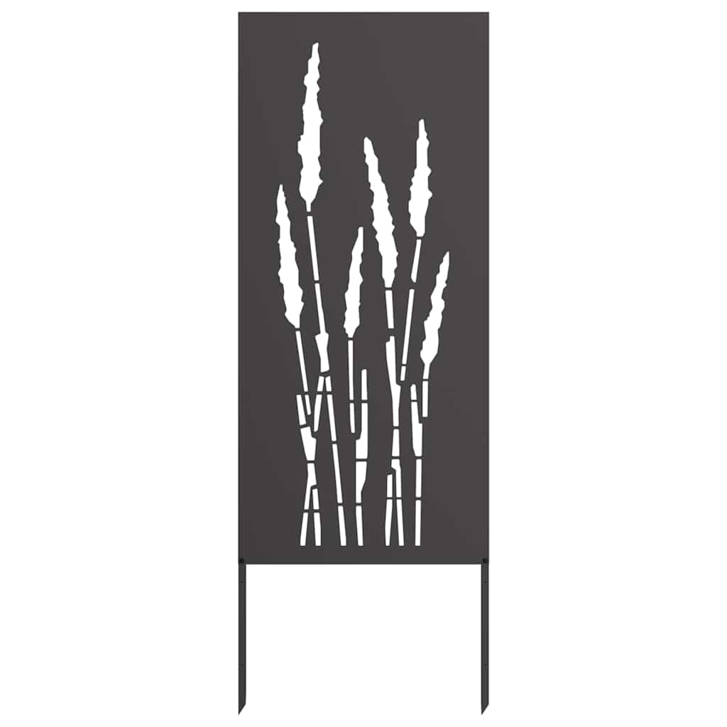 Hage Dekorativt Panel Svart 50 x 140 cm Kaldvalsestål