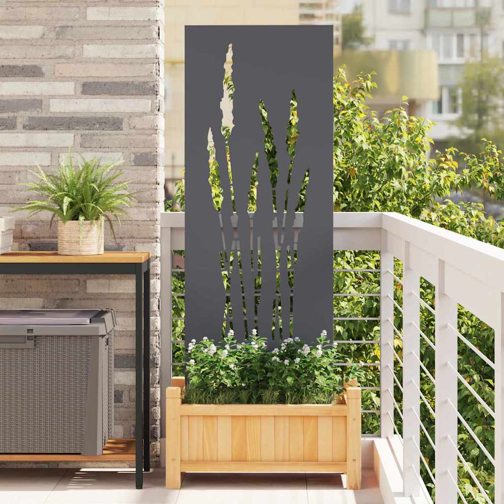 Hage Dekorativt Panel Antrasitt 50 x 140 cm Kaldvalsestål