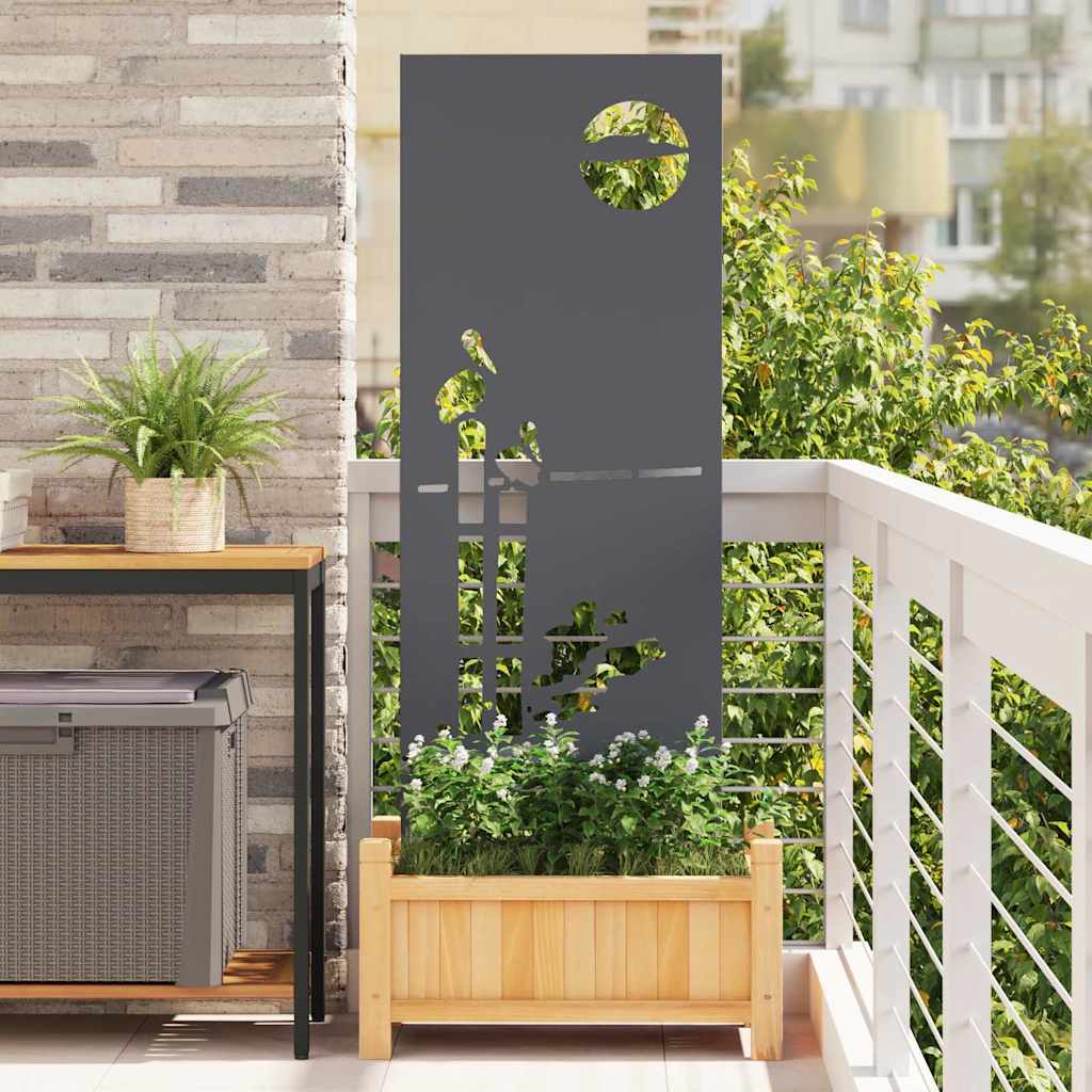Hage Dekorativt Panel Antrasitt 50 x 140 cm Kaldvalsestål
