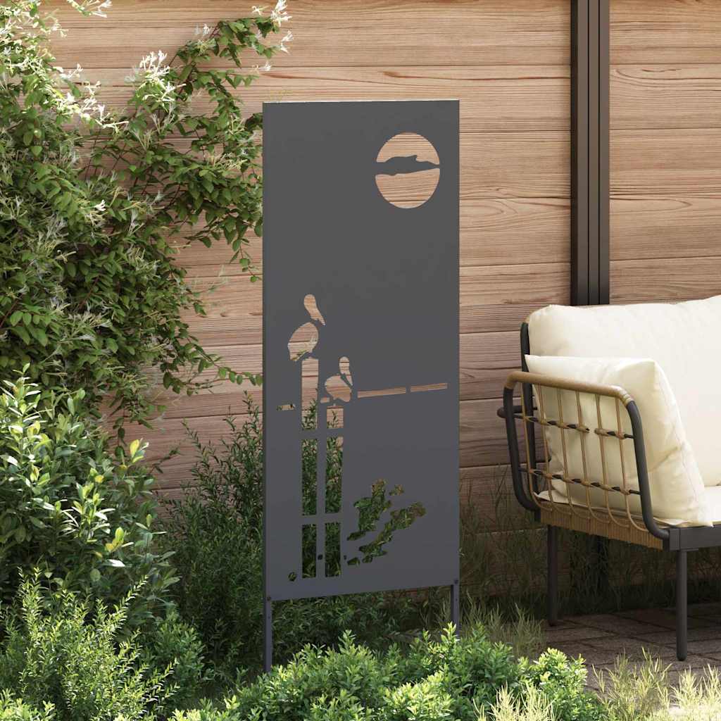 Hage Dekorativt Panel Antrasitt 50 x 140 cm Kaldvalsestål