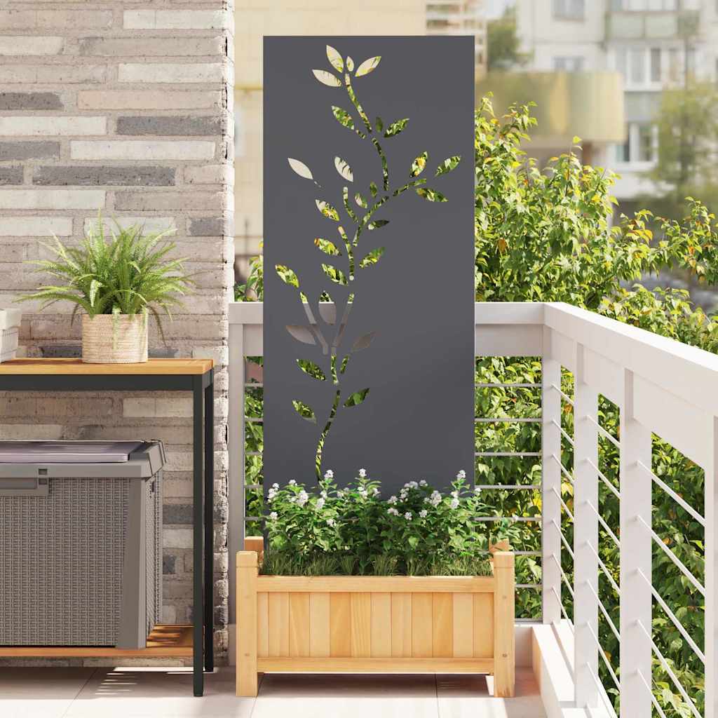 Hage Dekorativt Panel Antrasitt 50 x 140 cm Kaldvalsestål